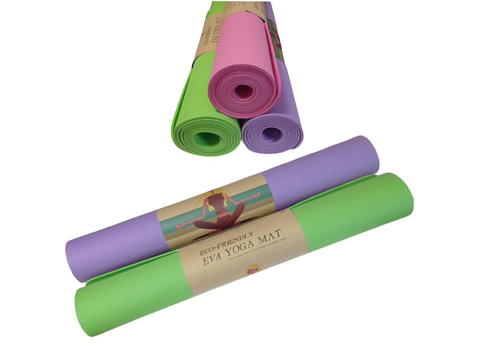 Коврик для йоги Eva Yoga Mat 4мм