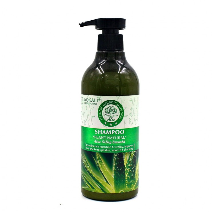 Шампунь Plant Natural ALOE Wokali 550ml