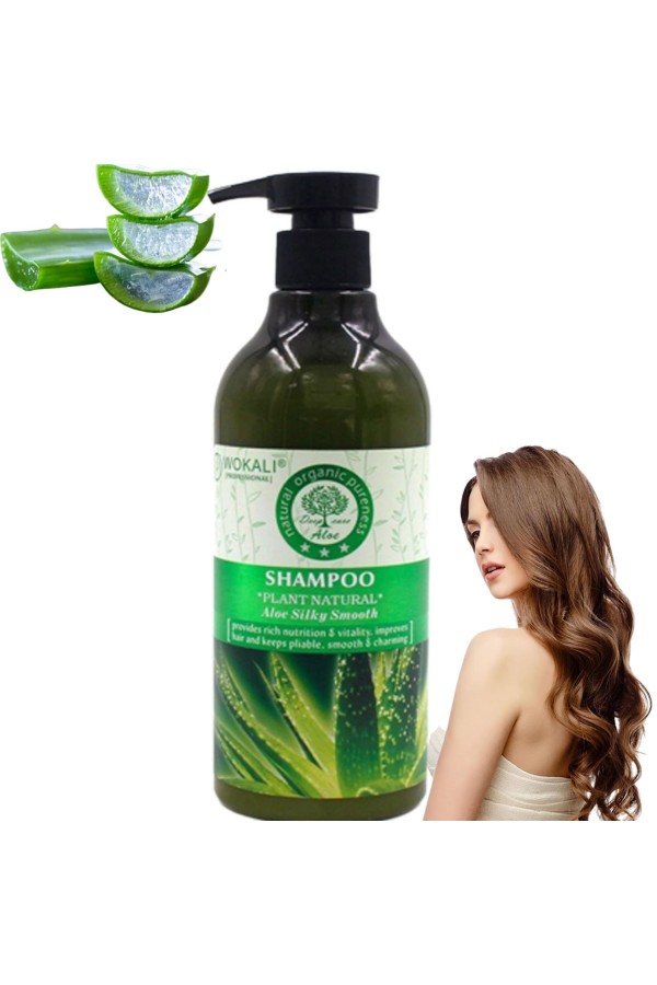 Шампунь Plant Natural ALOE Wokali 550ml