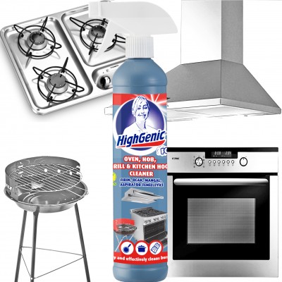 Средство против нагара Oven, Hob, Grill Cleaner HighGenic 500ml