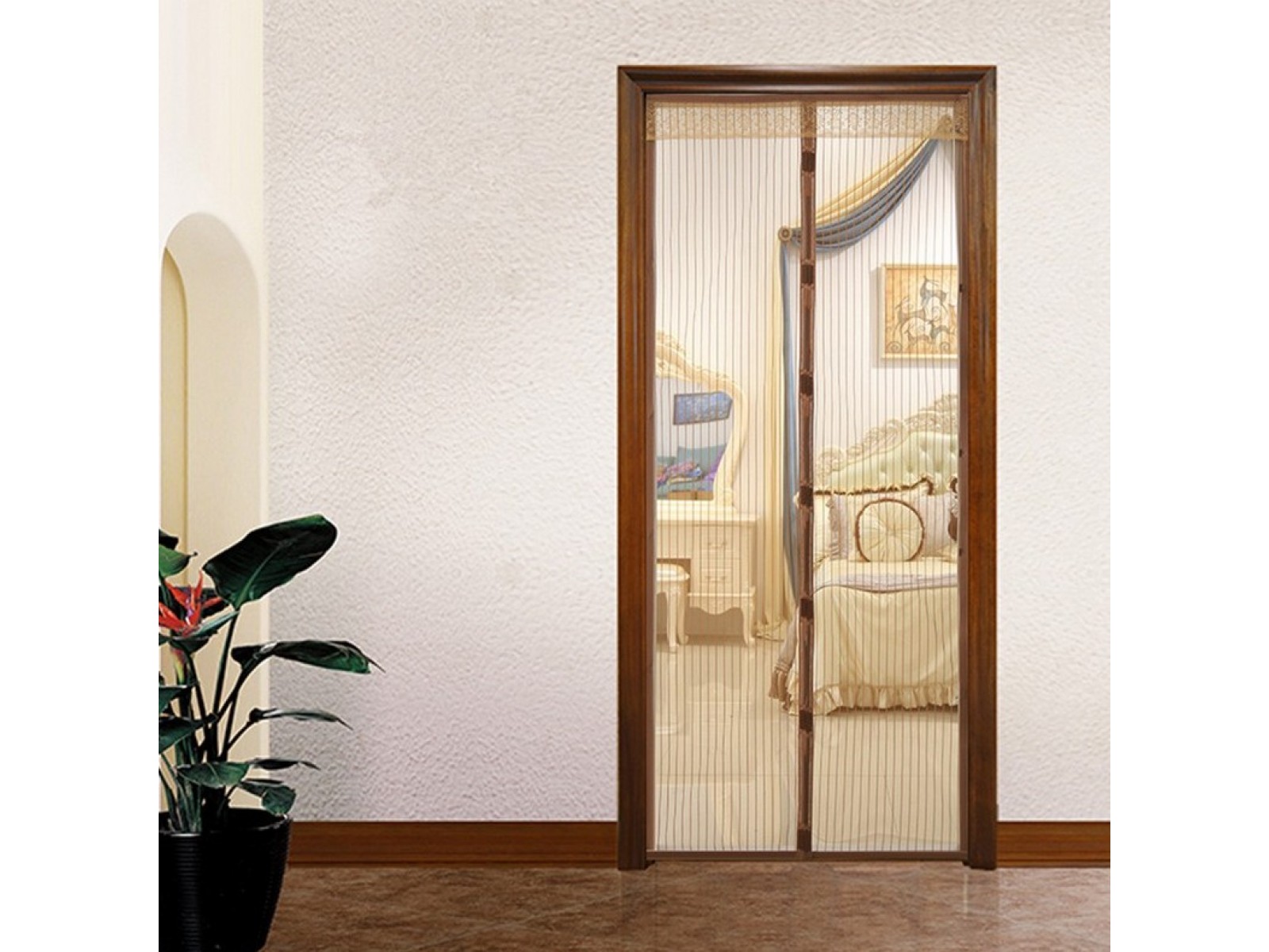 Москитная шторка. Magnetic Screen Door 100х210. Антимоскитная сетка для двери на магнитах (100*210). Сетка антимоскитная на дверь MDN-01, 120*210см. Дверная антимоскитная сетка на магнитах 100х210.