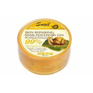 Гель по уходу за кожей с муцином улитки Wokali Skin Repairing Snail Soothing Gel 99%