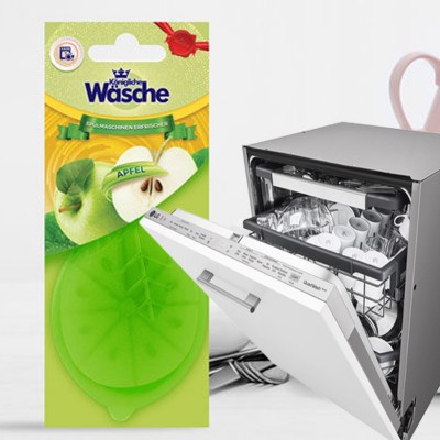 Освежитель - нейтрализатор запаха для посуд. машины Konigliche Wasche Green Apple