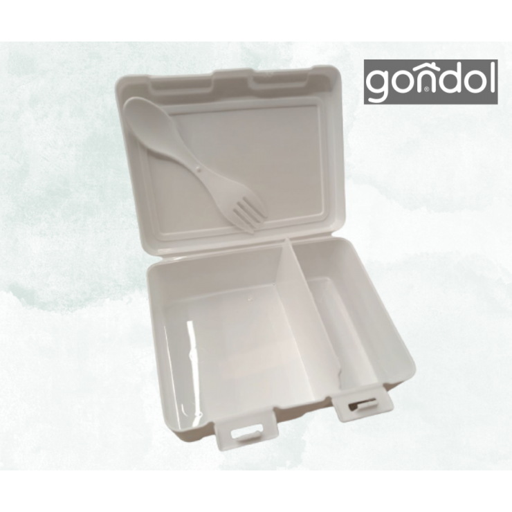 Контейнер для еды детский 2 отсека Gondol Plastik