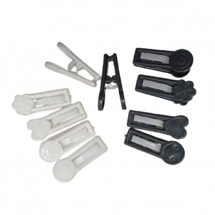 Прищепки пластиковые (10шт) DecoBella Прищепки пластиковые (10шт) DecoBella