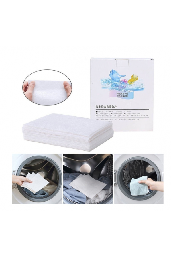 Салфетки защита цвета при стирке Color Clean 24шт