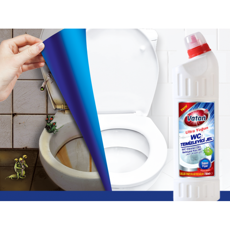 Гель для унитаза VATAN Ultra Yogun 750ml