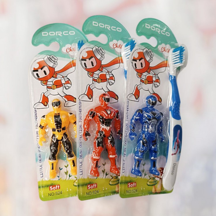 Perie de dinti copii Dorco + jucarie Spider Man
