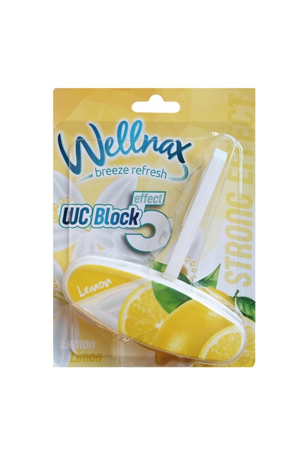 Блок-Освежитель  Wellnax Lemon 50gr с рисунком