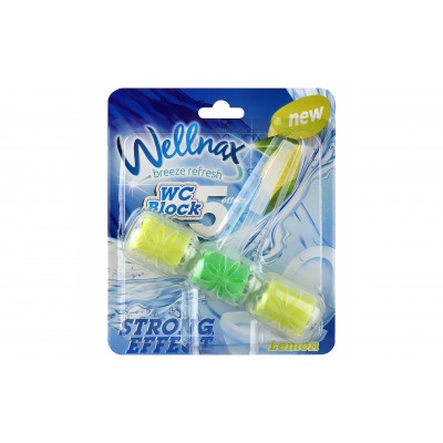 Блок-Освежитель Wellnax  effect 5 Lemon 57gr