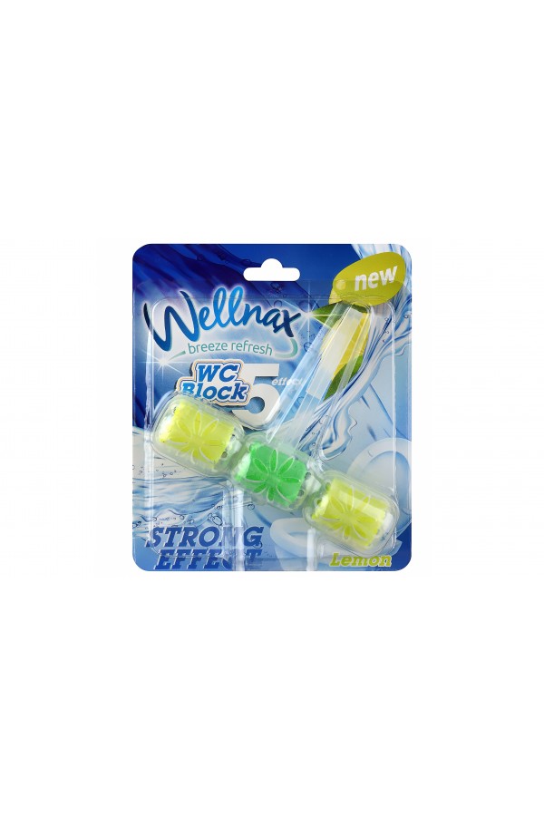 Блок-Освежитель  Wellnax  effect 5 Lemon  57gr