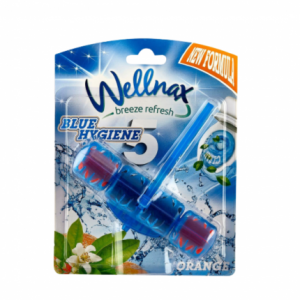 Блок-Освежитель  Wellnax  Blue Hygiene 5 Orange 50 g gel