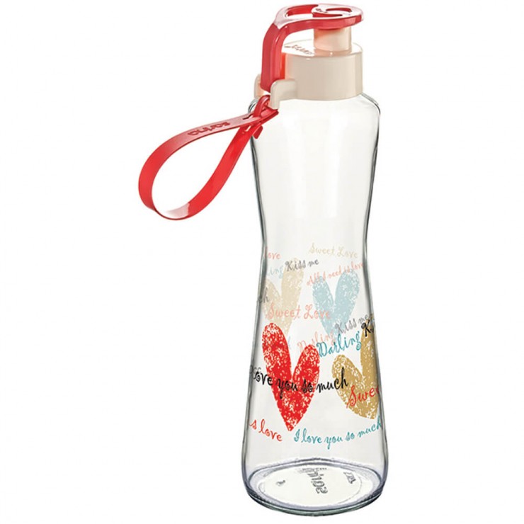 Бутылка для воды стекло Sarina Patterned 750 ml