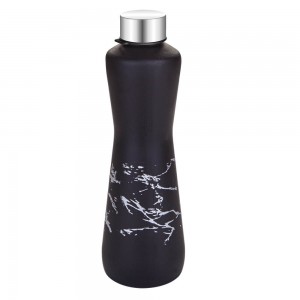 Бутылка для воды стекло Sarina  Marble Patterned 750 ml