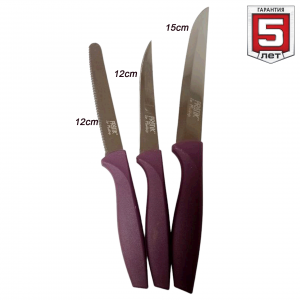 Набор ножей Pratik 3шт (43239)