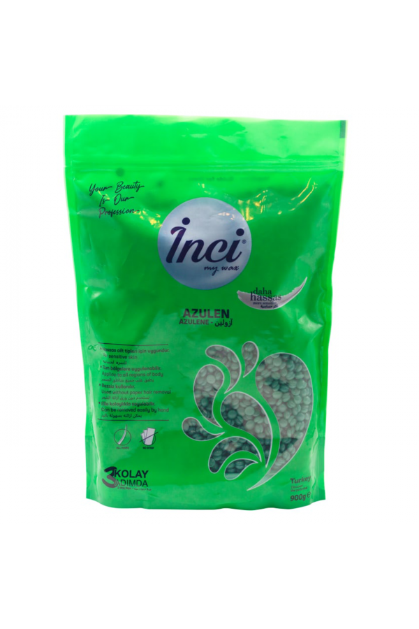 Воск в гранулах депиляционный 900гр INCI Azulene