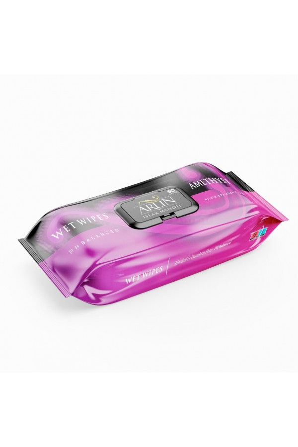 Влажные салфетки для тела Arlin Amethyst 50шт