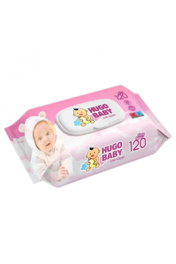 Влажные салфетки HUGO BABY 120 шт
