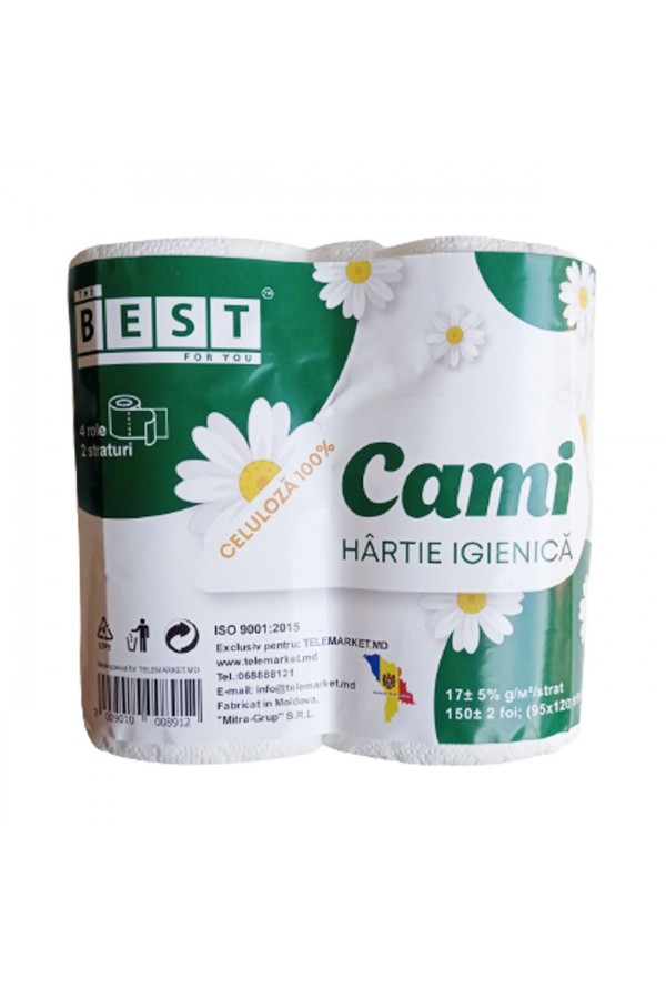 Бумага туалетная Cami 4рул