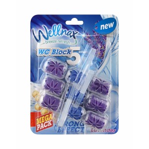 Блок-Освежитель  Wellnax 3 mega (Lavander) 3x57g
