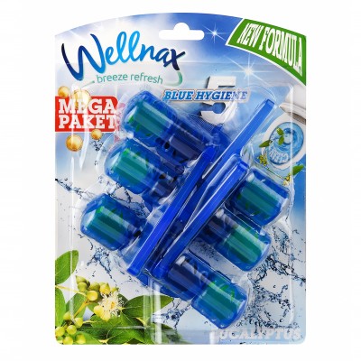 Блок-Освежитель Blue Water Eucaliptus 3x50g Wellnax