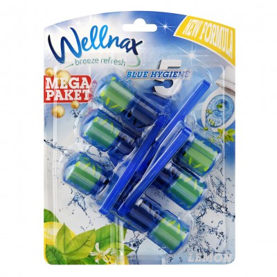 Блок-Освежитель Wellnax Blue Water Eucaliptus 3x50g