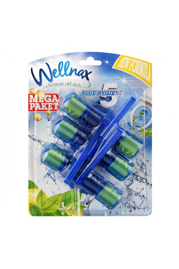 Блок-Освежитель Wellnax Blue Water Eucaliptus 3x50g