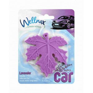 Освежитель для авто Wellnax лист/Lavender 20g