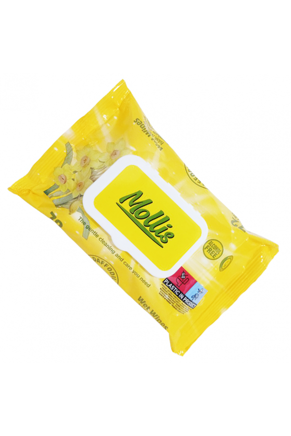 Влажные салфетки Mollis Daffodil 72шт