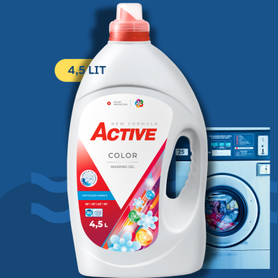 Гель для стирки Active Color (для цветного) 4,5Lit