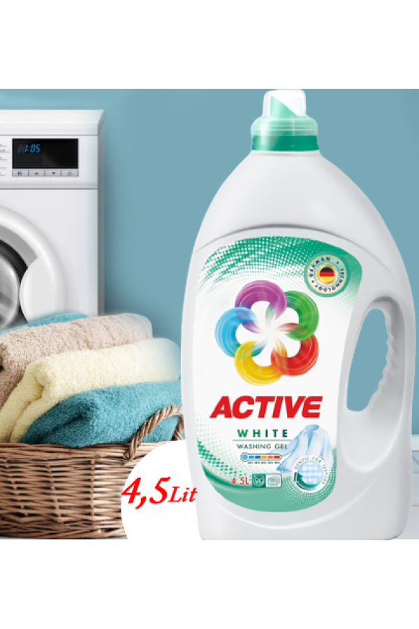 Гель для стирки Active White (для белого) 4,5Lit