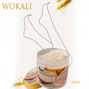 Скраб для ног с рисом Wokali 500мл