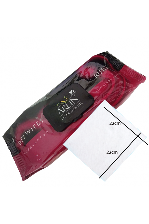 Влажные салфетки для тела Arlin Ruby 50шт