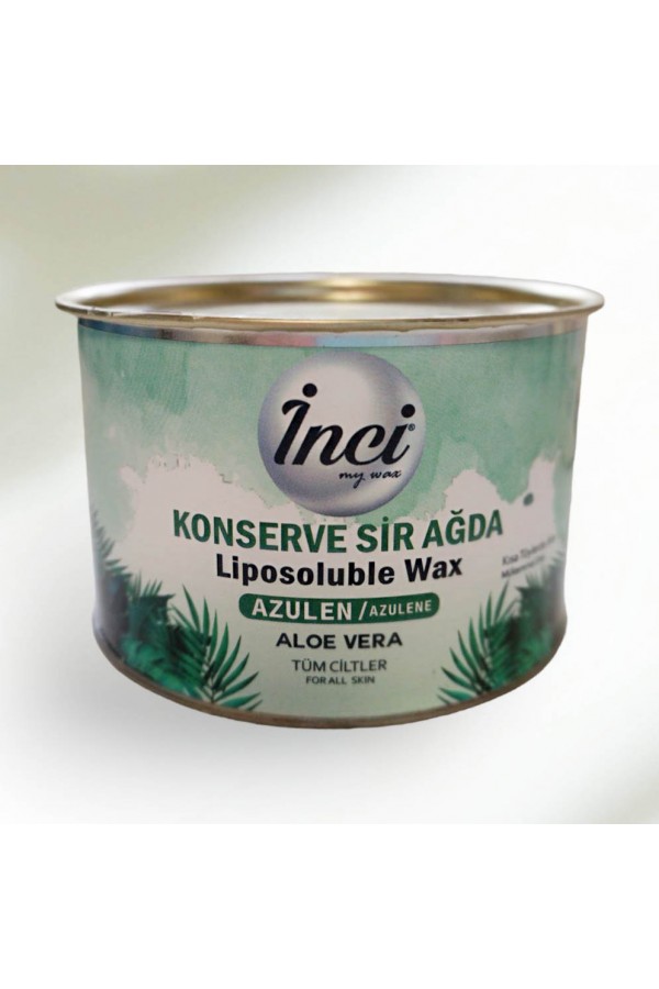Воск баночный для депиляции 400мл INCI AZULENE & ALOE VERA