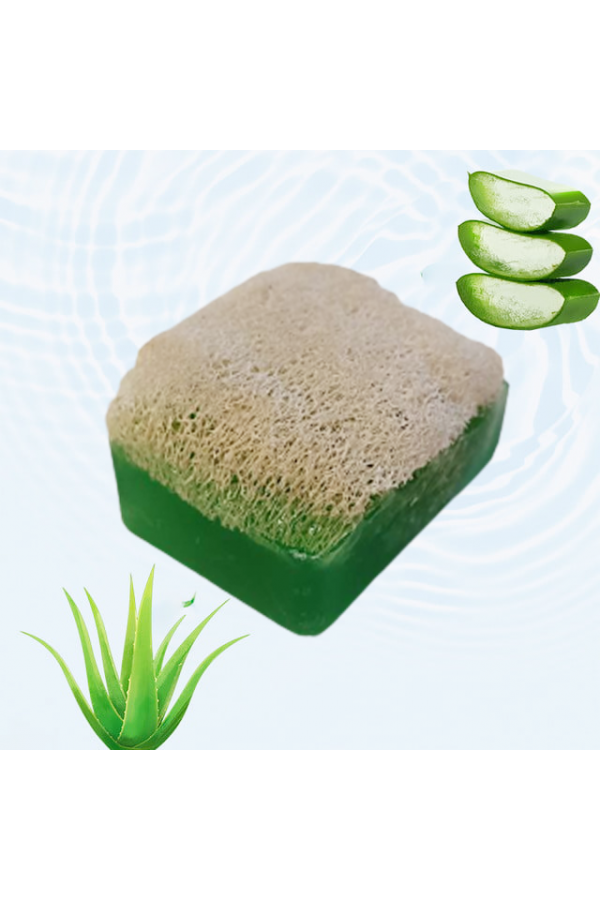Мыло с люфой INCI ALOE VERA 125гр