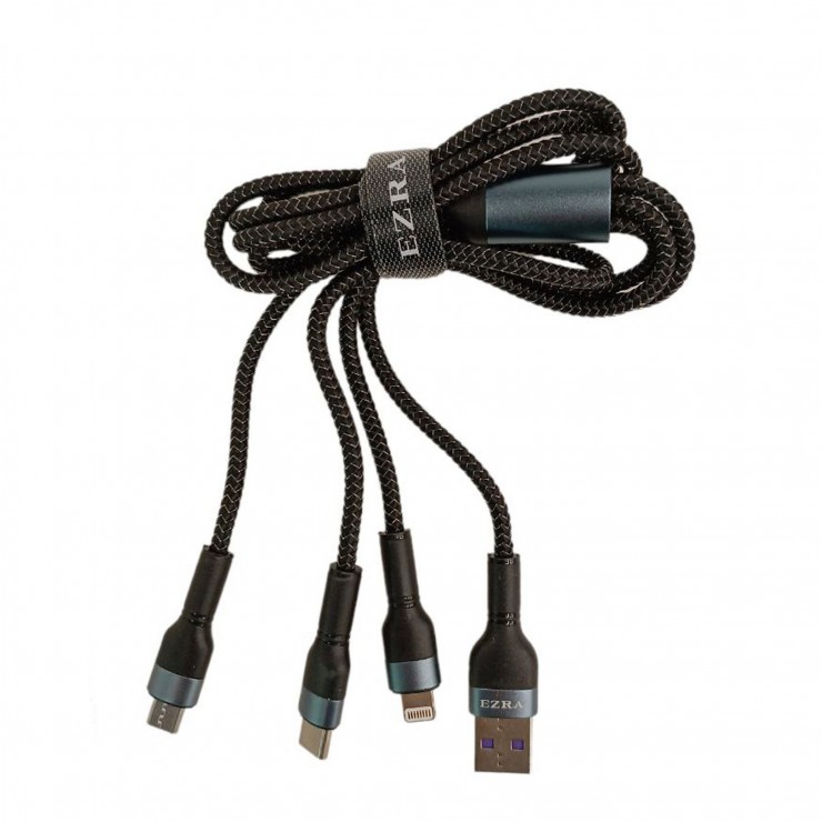 Кабель 3 в 1 USB 1.2m  EZRA  (DC207)