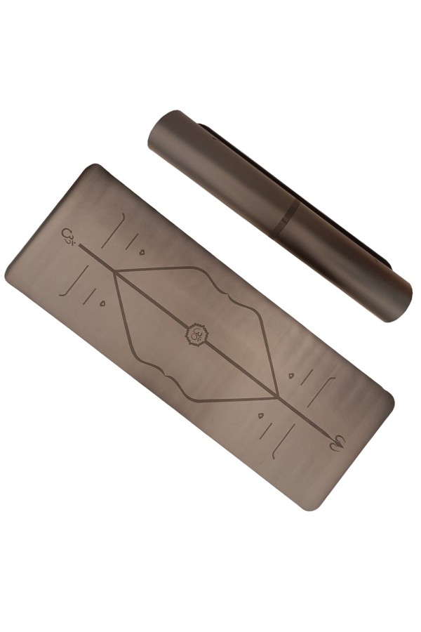 Коврик для йоги каучуковый 183x61x0,5 Black