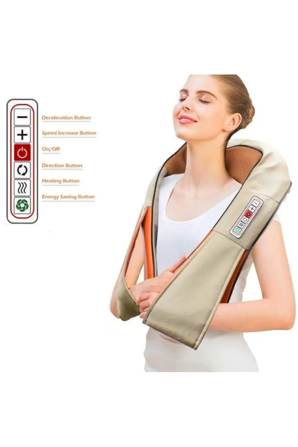 Массажер-воротник Neck Kneading 6 кнопок