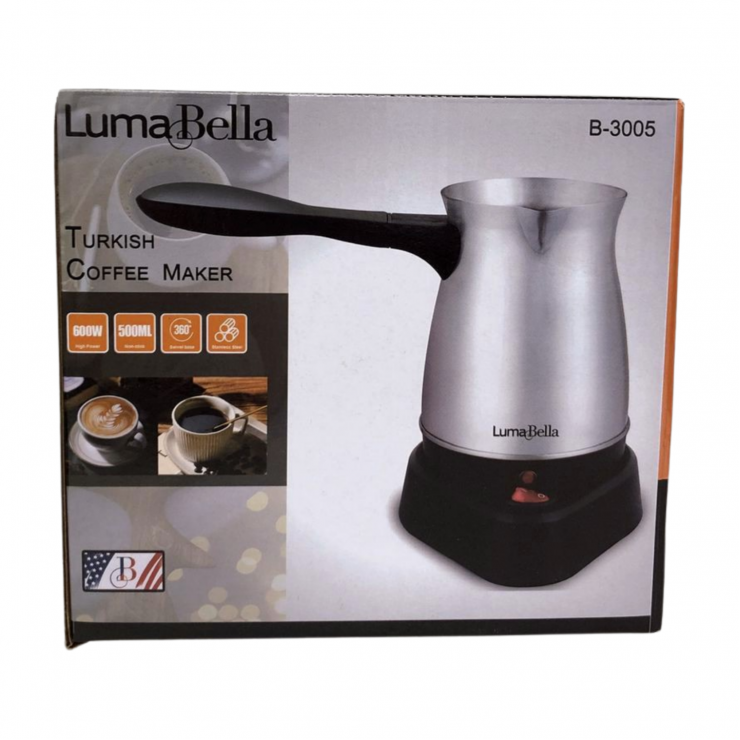 Турка электрическая с подставкой 500ml LumaBella B-3005