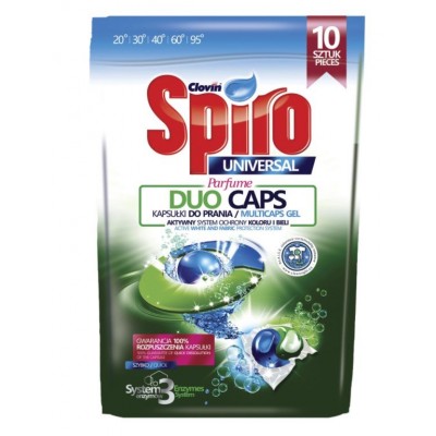Капсулы для стирки Spiro Duo Universal 10шт х 18g