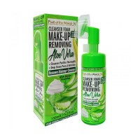 Пенка для умывания с массажной щеточкой 150ml Aloe Vera, Wokali