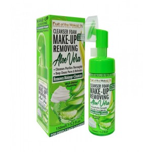 Пенка для умывания с массажной щеточкой 150ml Aloe Vera, Wokali