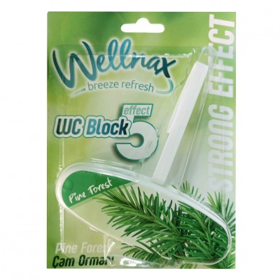 Блок-Освежитель  Wellnax Pine 50gr с рисунком
