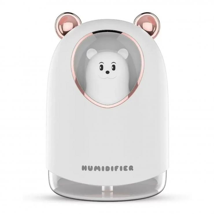 Ночник-увлажнитель воздуха Мишка, USB, 300 мл