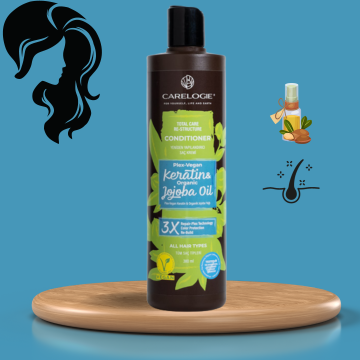 Кондиционер для волос HG CARELOGIE Kerain &Organic Jojoba Oil 380мл