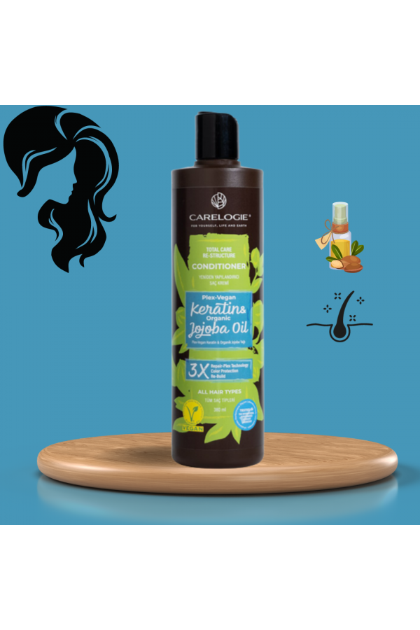 Кондиционер для волос HG CARELOGIE Kerain &Organic Jojoba Oil 380мл