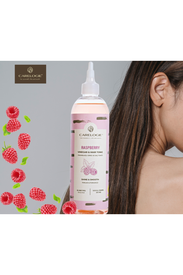 Бальзам для волос с малиновым уксусом CARELOGIE Raspberry Vinegar 400мл