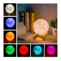 Лампа Moon Lamp с цветной подсветкой