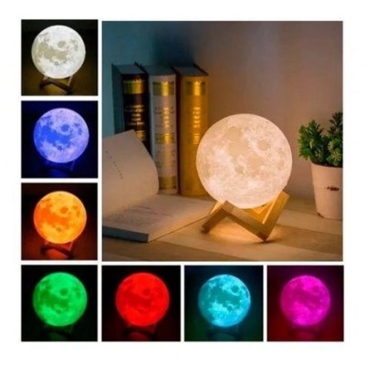 Лампа Moon Lamp с цветной подсветкой