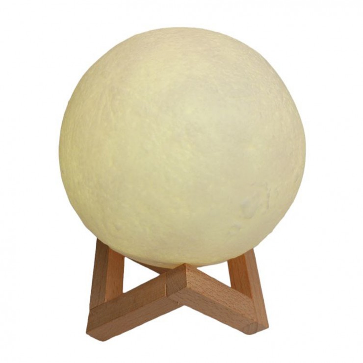 Лампа Moon Lamp с цветной подсветкой